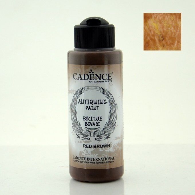 Cadence Eskitme Boyası 120ml 301 Kızıl Kahve