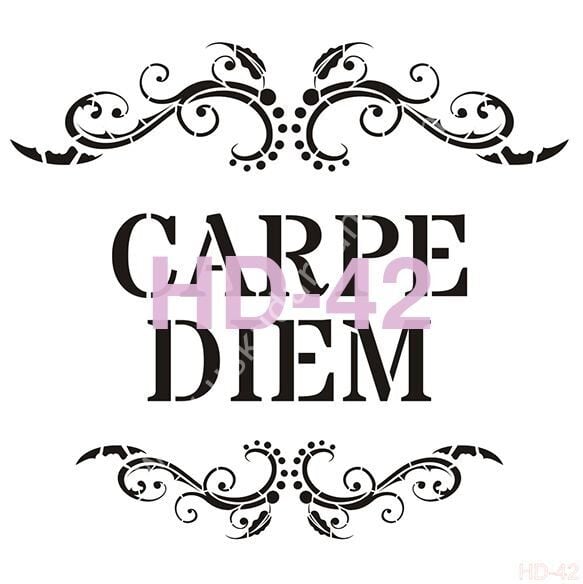 Cadence Home Decor Mobilya - Duvar Stencil 45x45cm HD-42