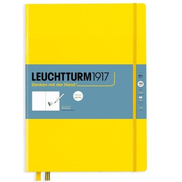 Leuchtturm1917 Sketchbook Sert Kapak Eskiz Çizim Defteri 150 gr Master A4 Limon Sarı