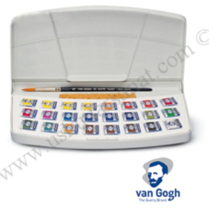 Talens Van Gogh 24 Renk Fırçalı Taş Suluboya Seti