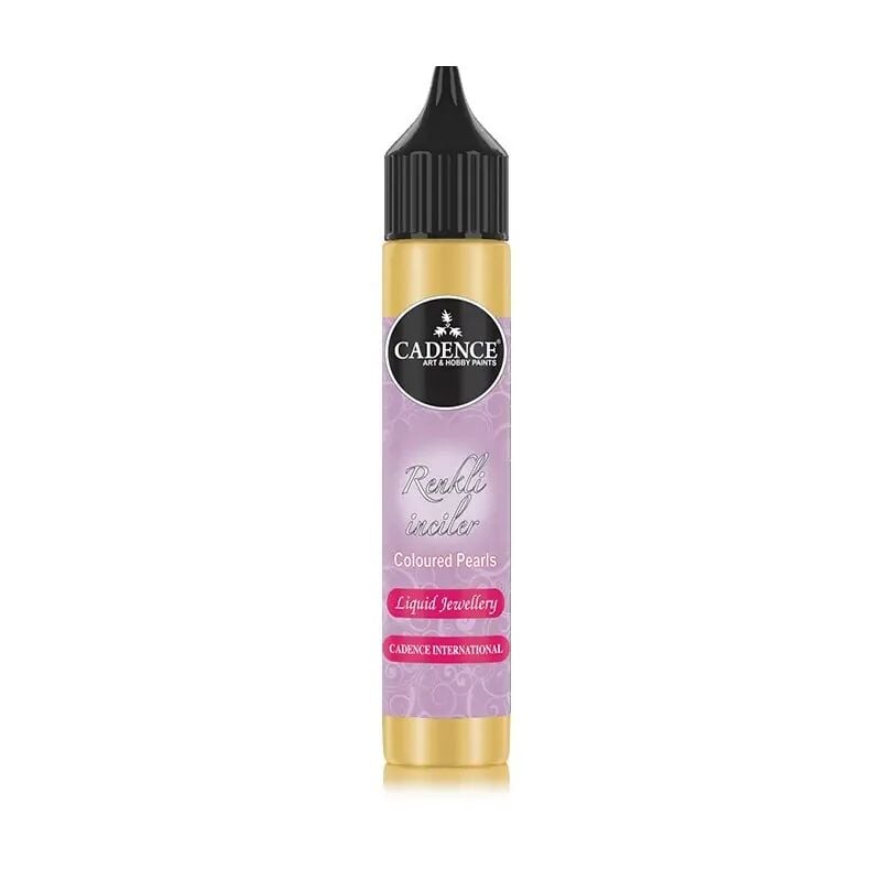 Cadence Renkli İnciler/Likit Mücevher 25ml Metalik Altın 583