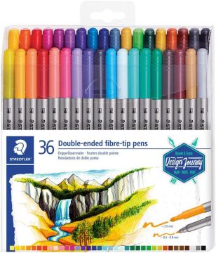 Staedtler Twin-Tip 36'lı Çift Taraflı Keçeli Kalem Seti 3200 TB36