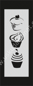 Mood Stencil Şablon 23x9 U034