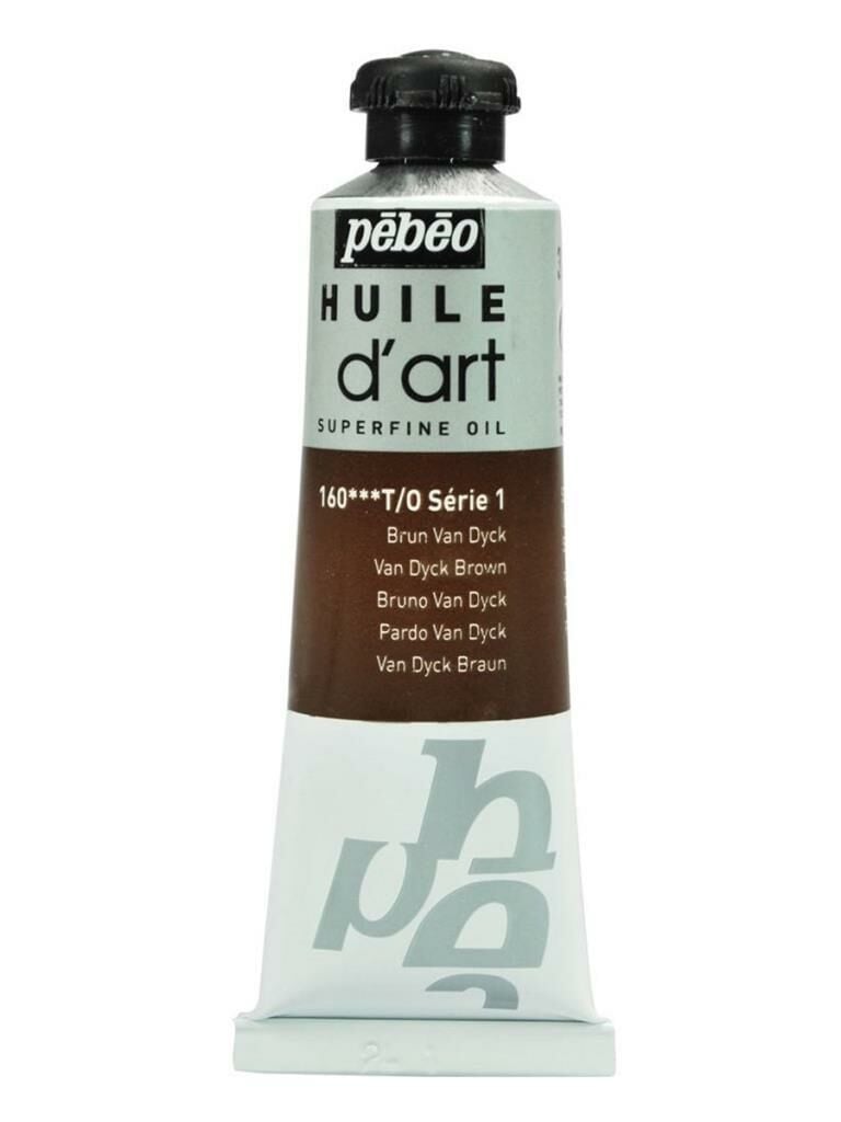 Pebeo Huile d'Art Yağlı Boya 37ml 160 Van Dyck Brown