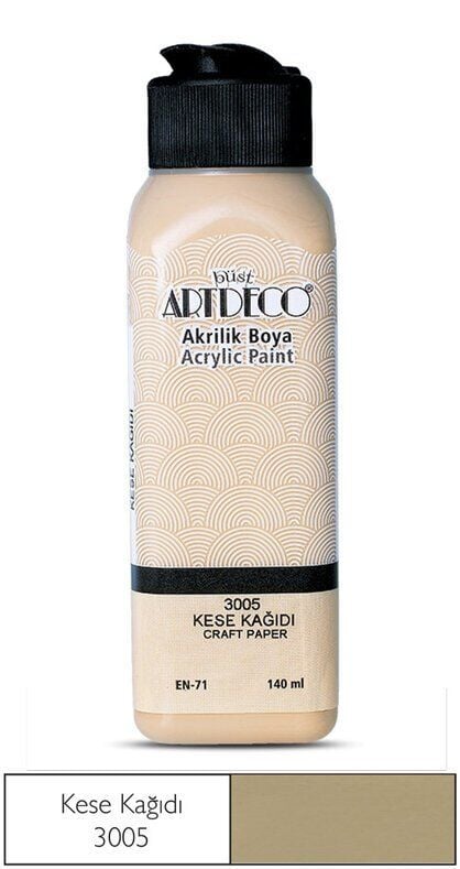 Artdeco Yeni Formül Akrilik Boya 140 ml 3005 Kese Kağıdı