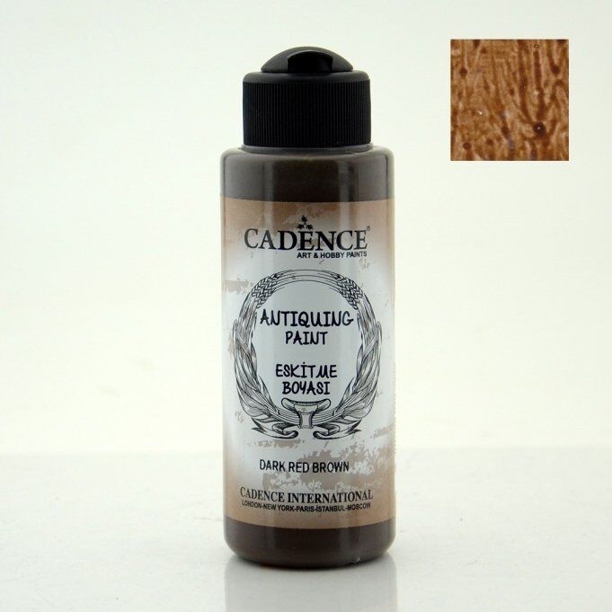 Cadence Eskitme Boyası 120ml 306 Koyu Kızıl Kahve