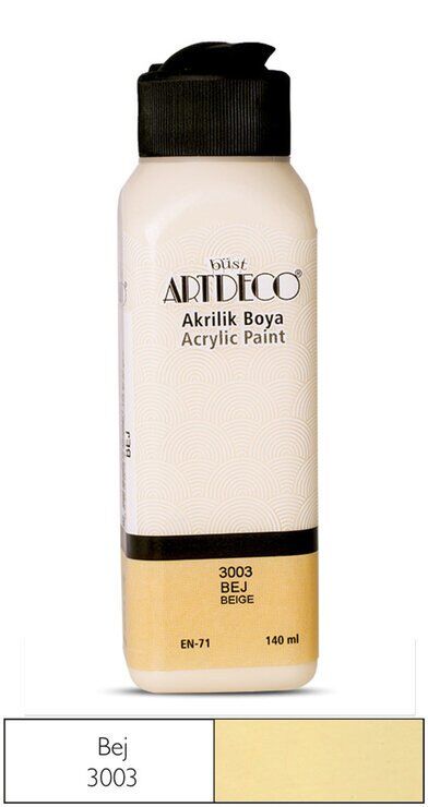 Artdeco Yeni Formül Akrilik Boya 140 ml 3003 Bej