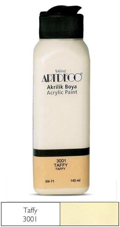 Artdeco Yeni Formül Akrilik Boya 140 ml 3001 Taffy