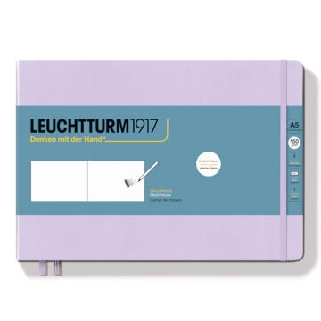 Leuchtturm1917 Sketchbook Panaromik Manzara Çizim Defteri 150 gr 21x14,5 cm Leylak