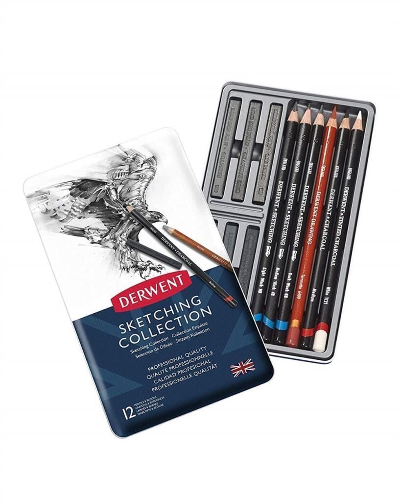 Derwent Sketching Collection 12 Parça Set