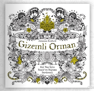 Gizemli Orman 'her yaş için boyama'