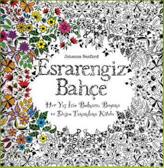 Esrarengiz Bahçe 'bulmaca, boyama ve desen tamamlama kitabı'