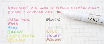Zig wink of stella fine glitter- Simli Kalem Seti 12 Renk