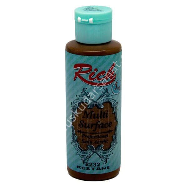 Rich Multi Surface Her Yüzey İçin Akrilik Boya 130 cc. 2232 KESTANE