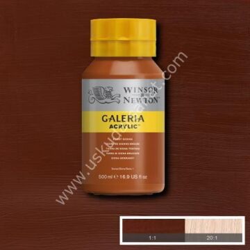 W.Newton Galeria Akrilik Boya 500ml 074 BURNT SIENNA