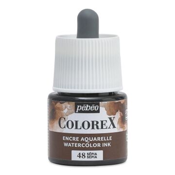 Pebeo Colorex Suluboya Mürekkebi 45ml  48 Sepya