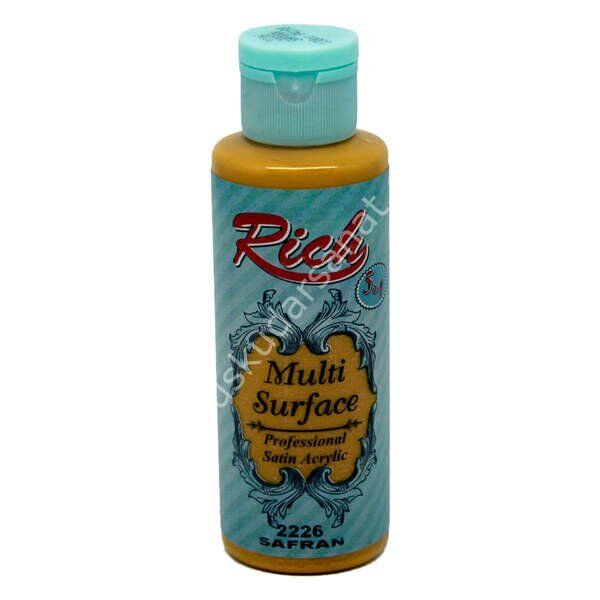 Rich Multi Surface Her Yüzey İçin Akrilik Boya 130 cc. 2226 SAFRAN