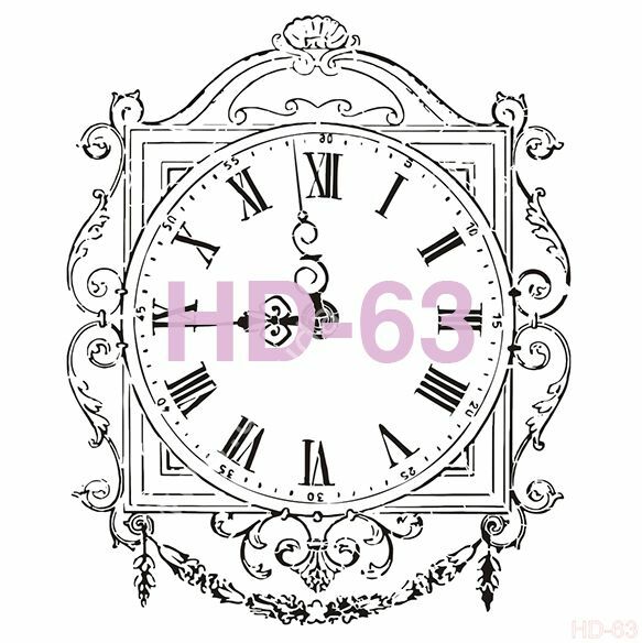Cadence Home Decor Mobilya - Duvar Stencil 45x45cm HD-63