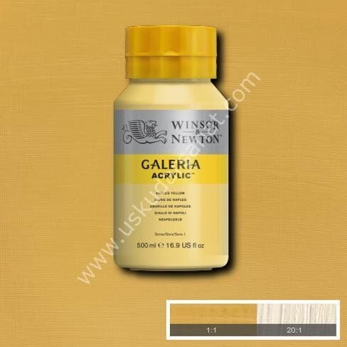 W.Newton Galeria Akrilik Boya 500ml 422 NAPLES YELLOW