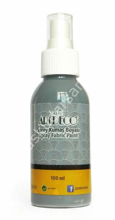 Artdeco Sprey Kumaş Boyası 100ml Gri