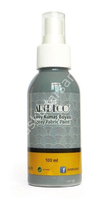 Artdeco Sprey Kumaş Boyası 100ml Gri