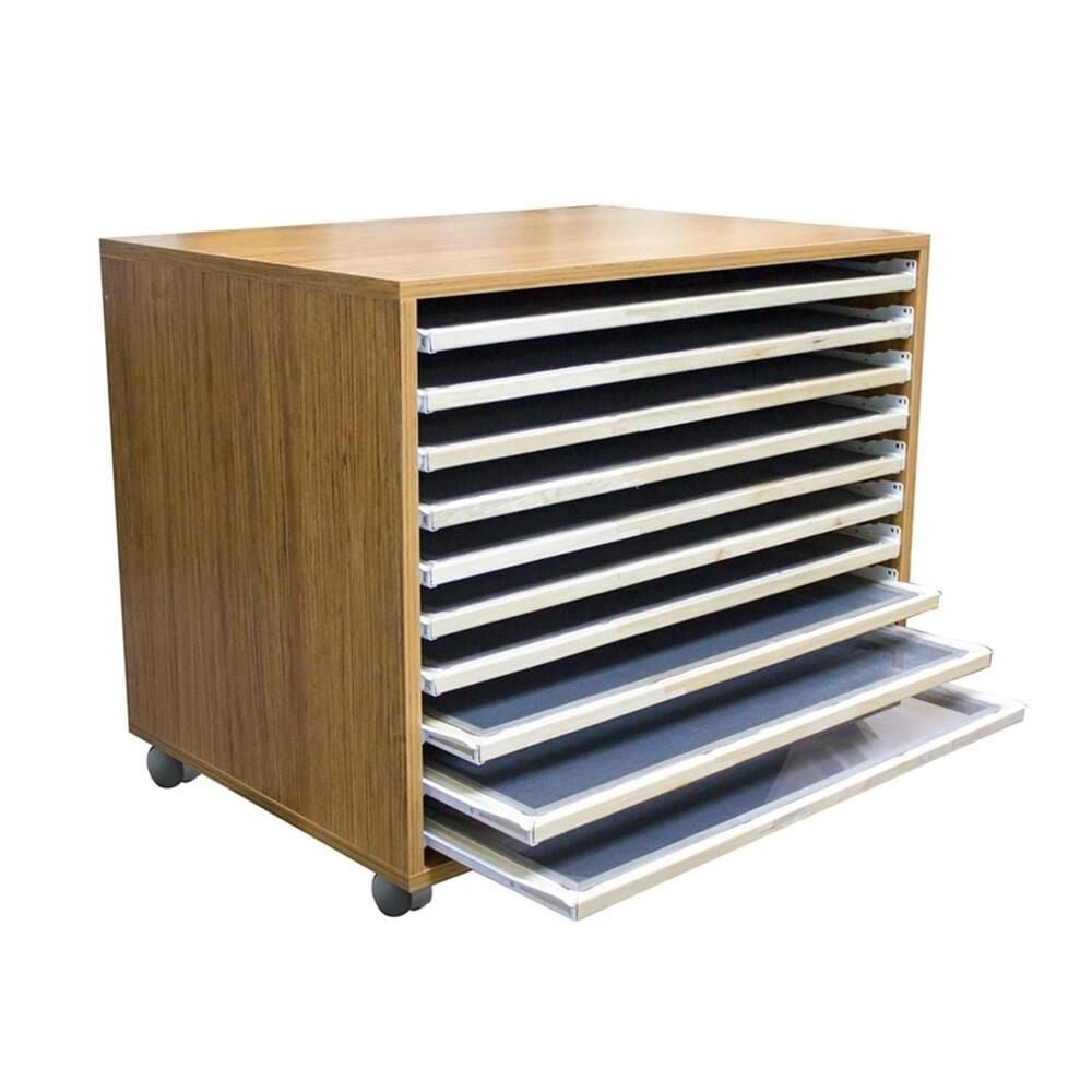 Karin Ebru Kurutma Tezgahı 10 Raflı 60X80 Cm(kapalı)