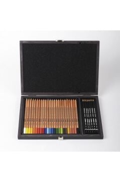LYRA Rembrandt 30 Parça Polycolor & Art Design Ahşap Kutu (yeni)