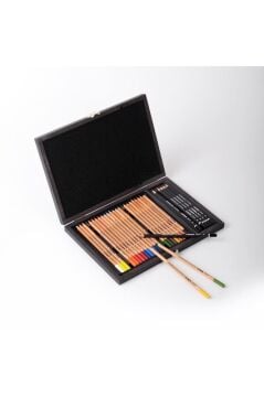 LYRA Rembrandt 30 Parça Polycolor & Art Design Ahşap Kutu (yeni)