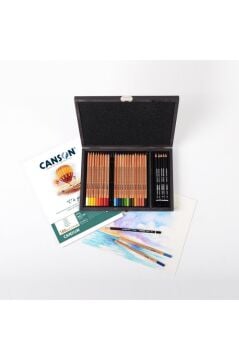 LYRA Rembrandt 30 Parça Polycolor & Art Design Ahşap Kutu (yeni)