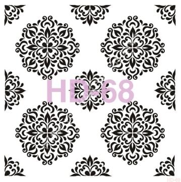 Cadence Home Decor Mobilya - Duvar Stencil 45x45cm HD-68