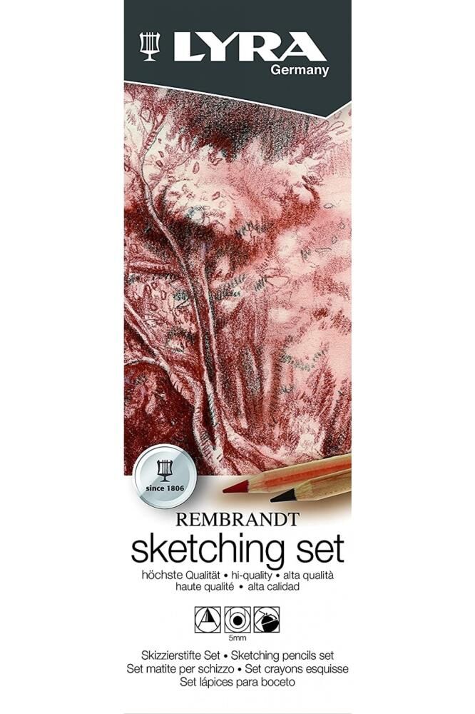 LYRA Rembrandt Sketching 6'lı Eskiz Çizim Seti /l2051060