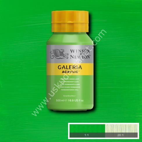 W.Newton Galeria Akrilik Boya 500ml 483 PERMANENT GREEN LIGHT