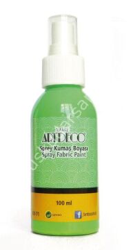 Artdeco Sprey Kumaş Boyası 100ml Açık Yeşil
