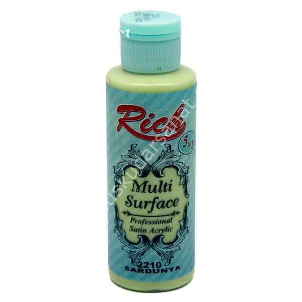 Rich Multi Surface Her Yüzey İçin Akrilik Boya 130 cc. 2210 SARDUNYA