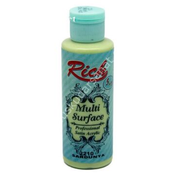 Rich Multi Surface Her Yüzey İçin Akrilik Boya 130 cc. 2210 SARDUNYA