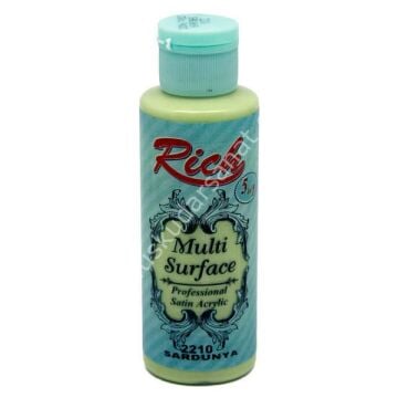 Rich Multi Surface Her Yüzey İçin Akrilik Boya 130 cc. 2210 SARDUNYA