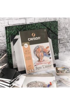 Canson Ingres Vidalon Pastel Defteri 24x32cm 100gr 30 Yaprak