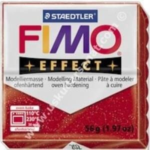 Staedtler Fimo Effect Polimer Kil 202 Red (Simli)