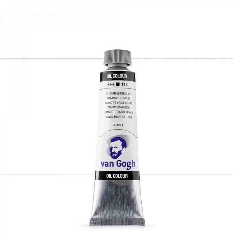 Talens Van Gogh Yağlı Boya 40ml 118 Titanium White Lins Oil
