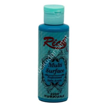 Rich Multi Surface Her Yüzey İçin Akrilik Boya 130 cc. 2204 TURKUAZ