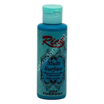 Rich Multi Surface Her Yüzey İçin Akrilik Boya 130 cc. 2204 TURKUAZ