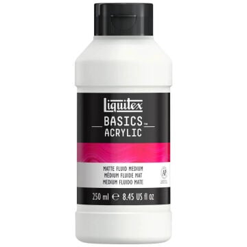 Liquitex Basics Matte Fluid Medium Mat Akışkanlık Arttırıcı Medyum 250 ml