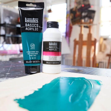 Liquitex Basics Matte Fluid Medium Mat Akışkanlık Arttırıcı Medyum 250 ml