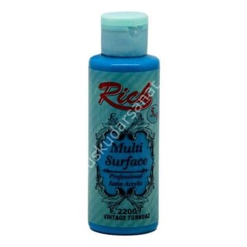 Rich Multi Surface Her Yüzey İçin Akrilik Boya 130 cc. 2200 VINTAGE TURKUAZ