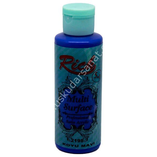 Rich Multi Surface Her Yüzey İçin Akrilik Boya 130 cc. 2198 KOYU MAVİ