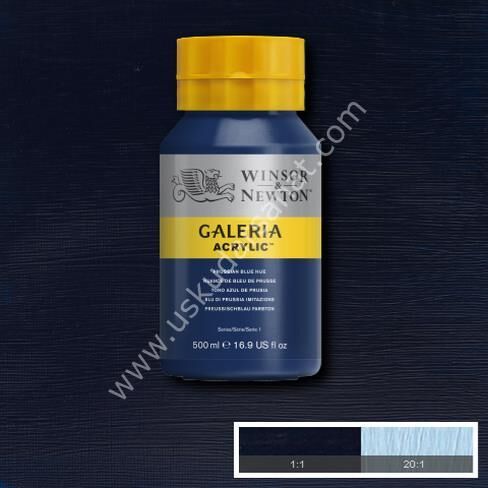 W.Newton Galeria Akrilik Boya 500ml 541 PRUSSIAN BLUE HUE
