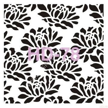 Cadence Home Decor Mobilya - Duvar Stencil 45x45cm HD-78