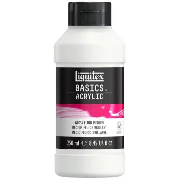 Liquitex Basics Gloss Fluid Medium Parlak Akışkanlık Arttırıcı Medyum 250 ml