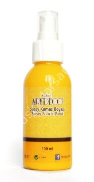 Artdeco Sprey Kumaş Boyası 100ml Koyu Sarı