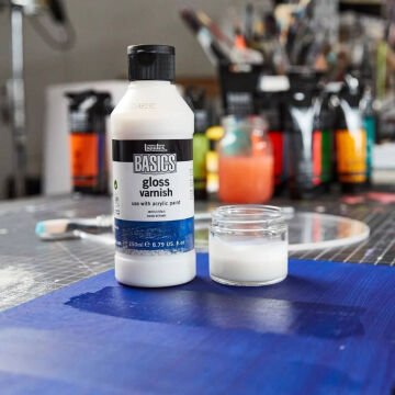Liquitex Basics Gloss Varnish Parlak Akrilik Vernik 250 ml